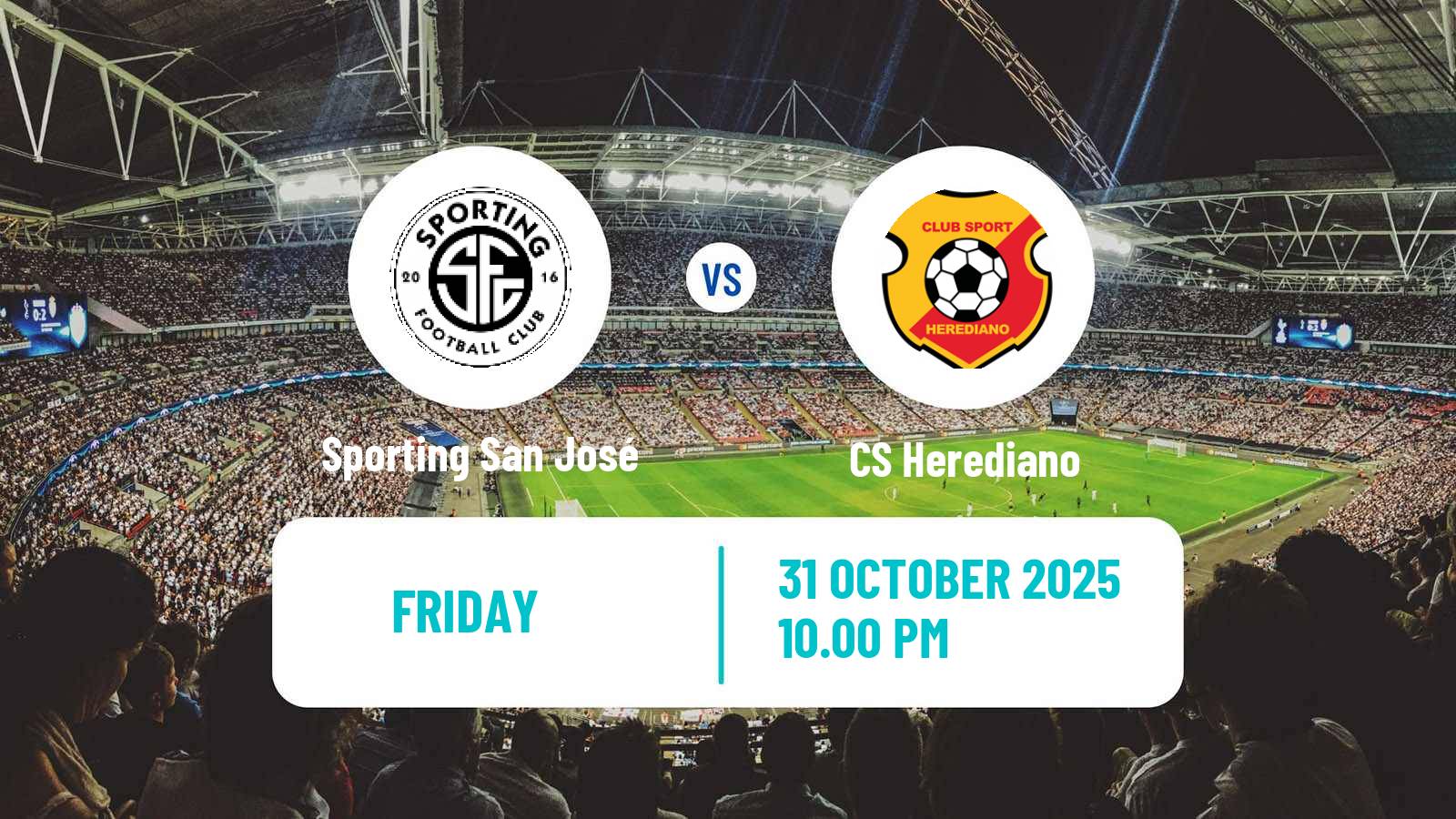 Football Costa Rican Primera Division Sporting San José - Herediano