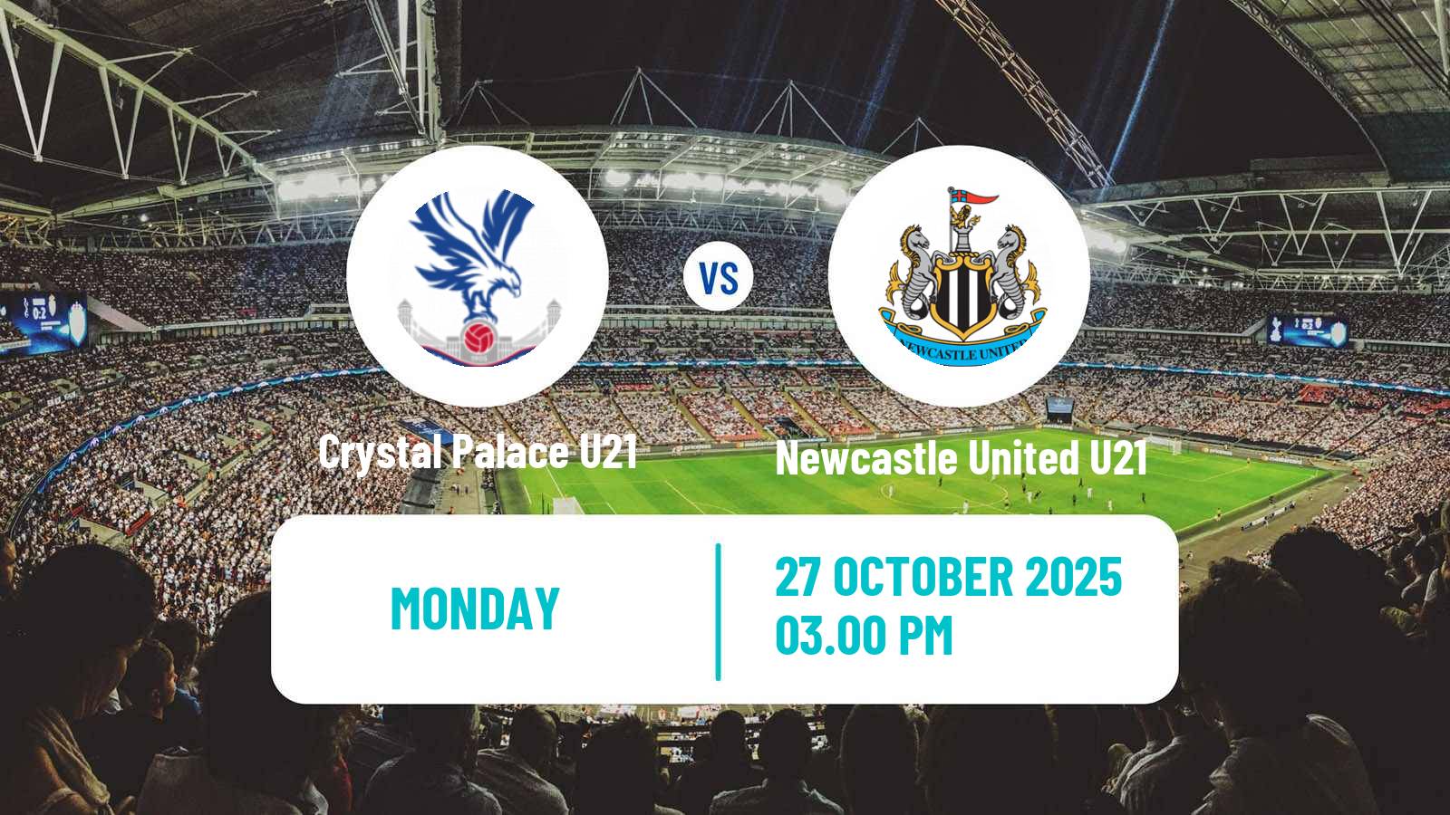 Football English Premier League 2 Crystal Palace U21 - Newcastle United U21