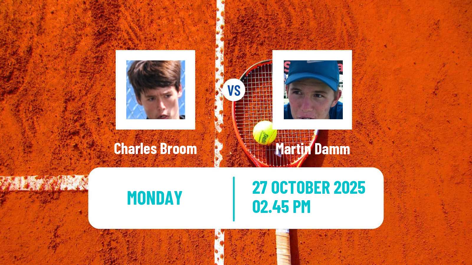 Tennis Charlottesville Challenger Men Charles Broom - Martin Damm