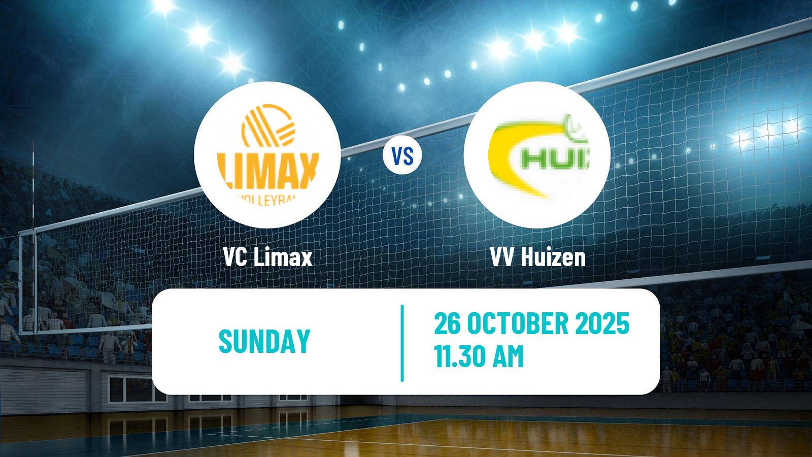 Volleyball Dutch Eredivisie Volleyball Limax - Huizen