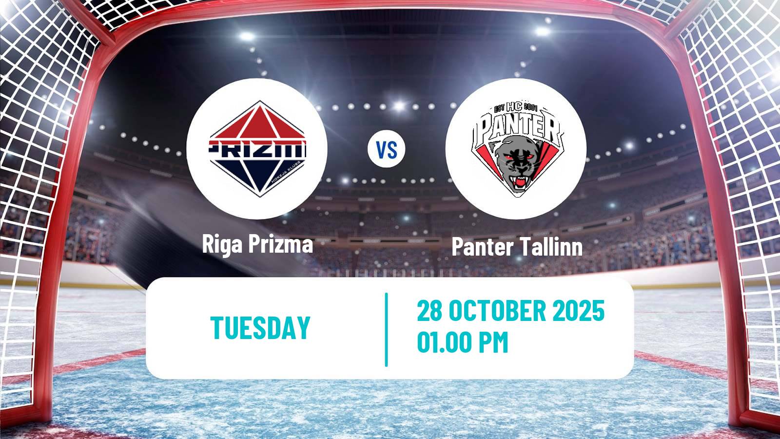 Hockey Latvian Hokeja Liga Riga Prizma - Panter Tallinn