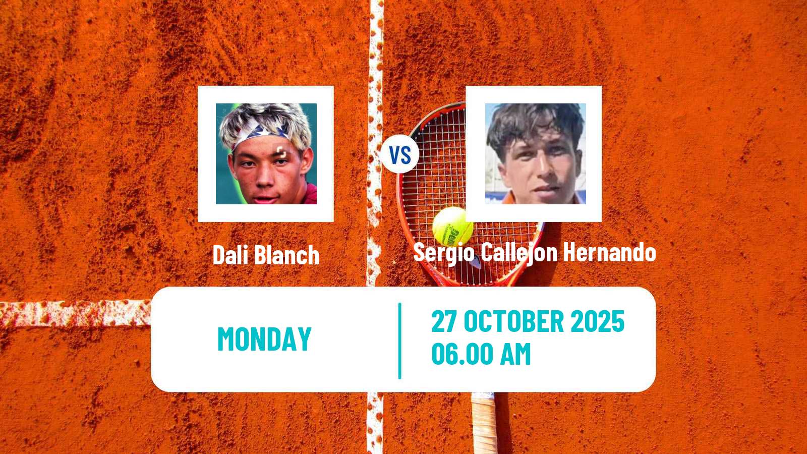 Tennis Monastir Challenger Men Dali Blanch - Sergio Callejon Hernando
