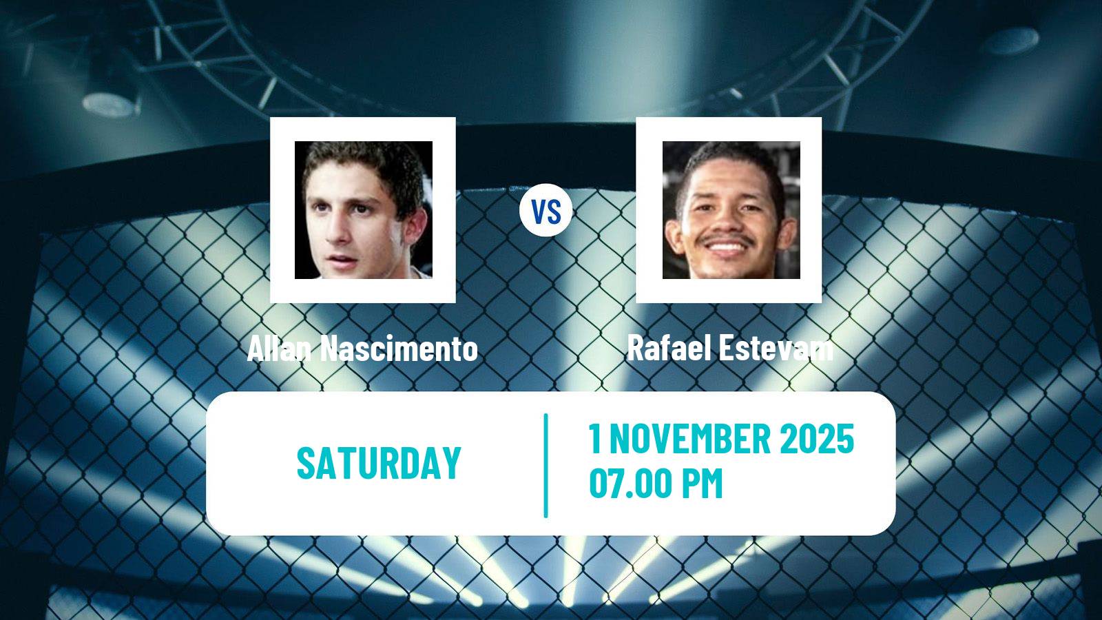 MMA Flyweight UFC Men Allan Nascimento - Rafael Estevam