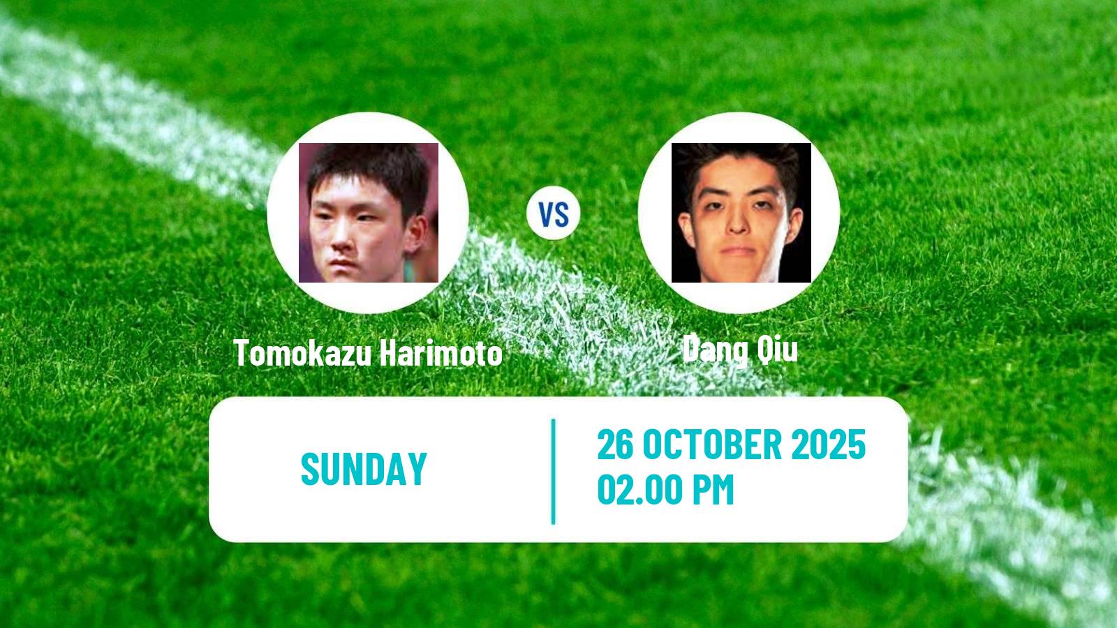 Table tennis Wtt Star Contender London Men Tomokazu Harimoto - Dang Qiu