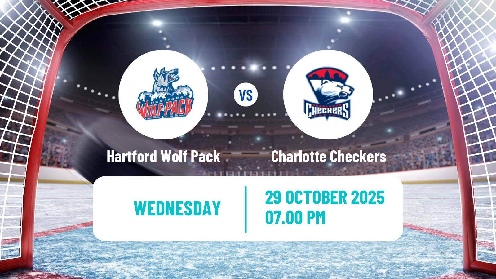 Hockey AHL Hartford Wolf Pack - Charlotte Checkers