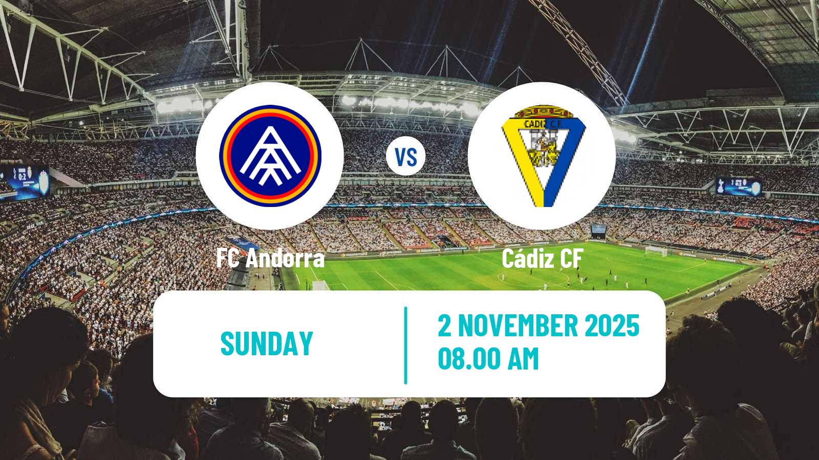 Football Spanish LaLiga2 FC Andorra - Cádiz