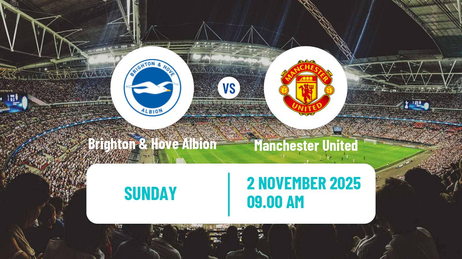 Football English WSL Brighton & Hove Albion - Manchester United