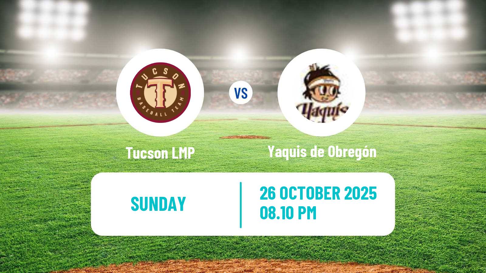 Baseball LMP Tucson - Yaquis de Obregón