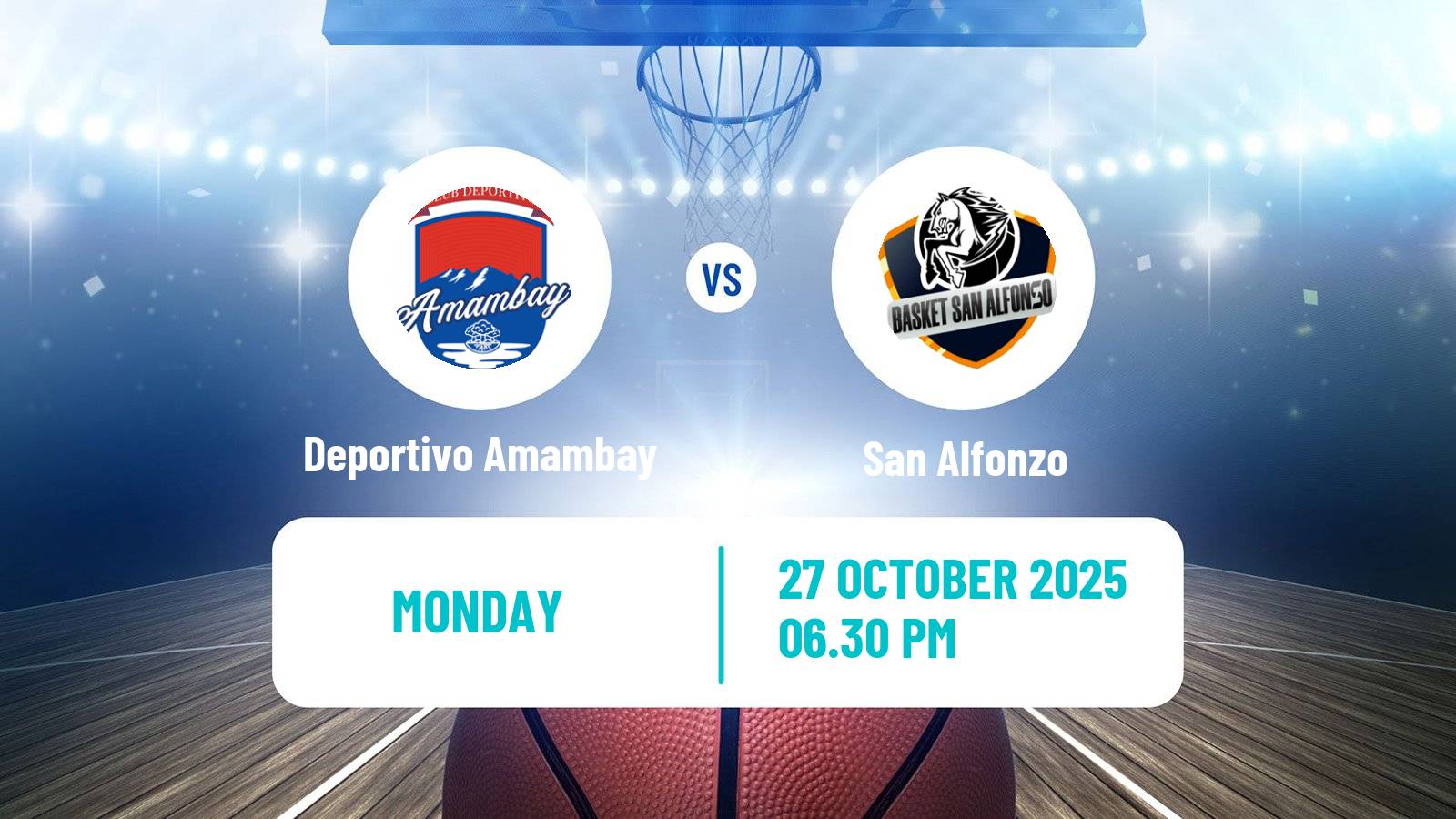 Basketball Paraguayan LNB Basketball Deportivo Amambay - San Alfonzo