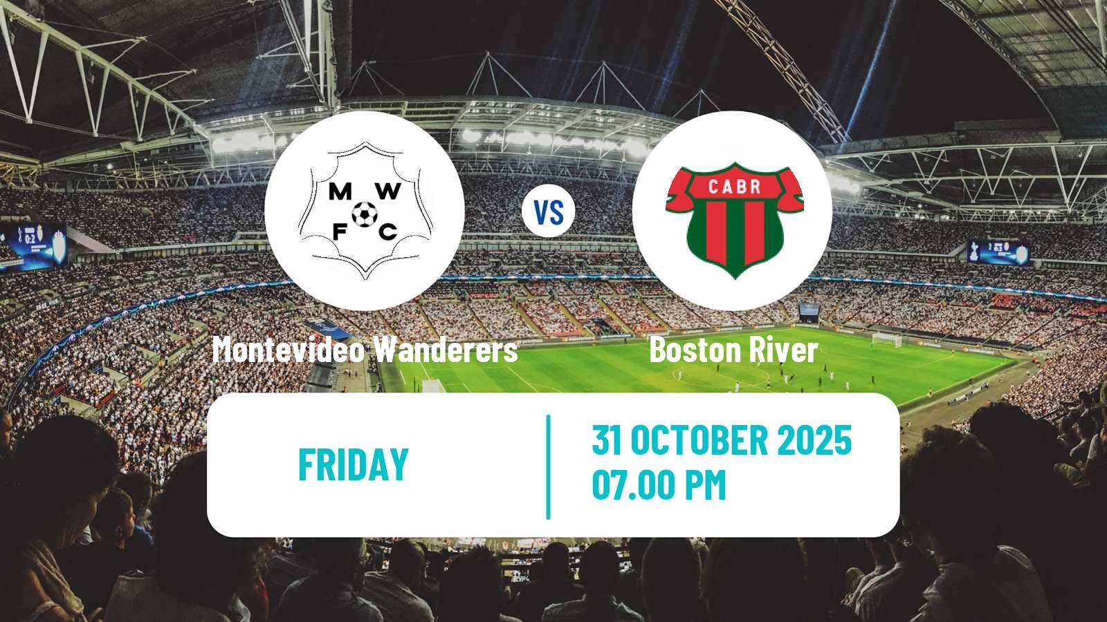 Football Uruguayan Primera Division Montevideo Wanderers - Boston River