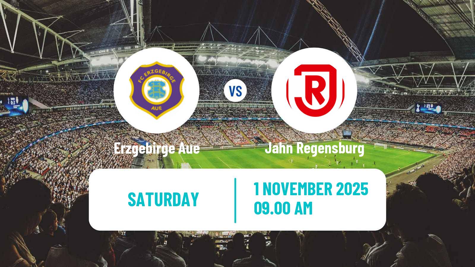 Football German 3 Bundesliga Erzgebirge Aue - Jahn Regensburg