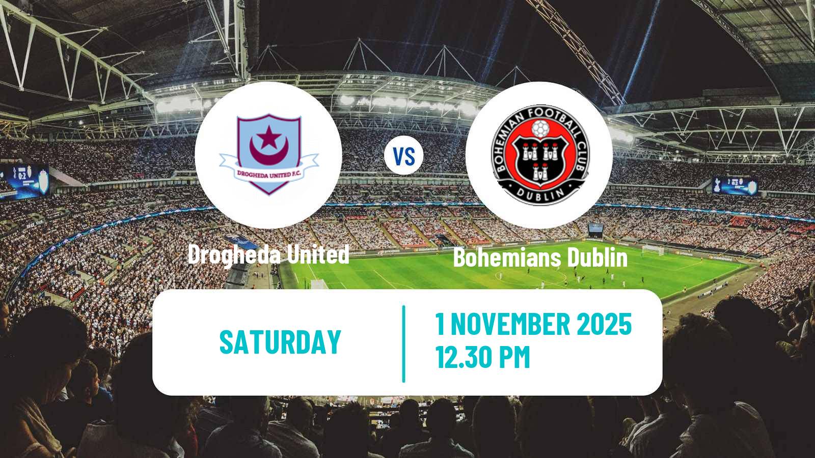 Football Irish Premier Division Drogheda United - Bohemians Dublin