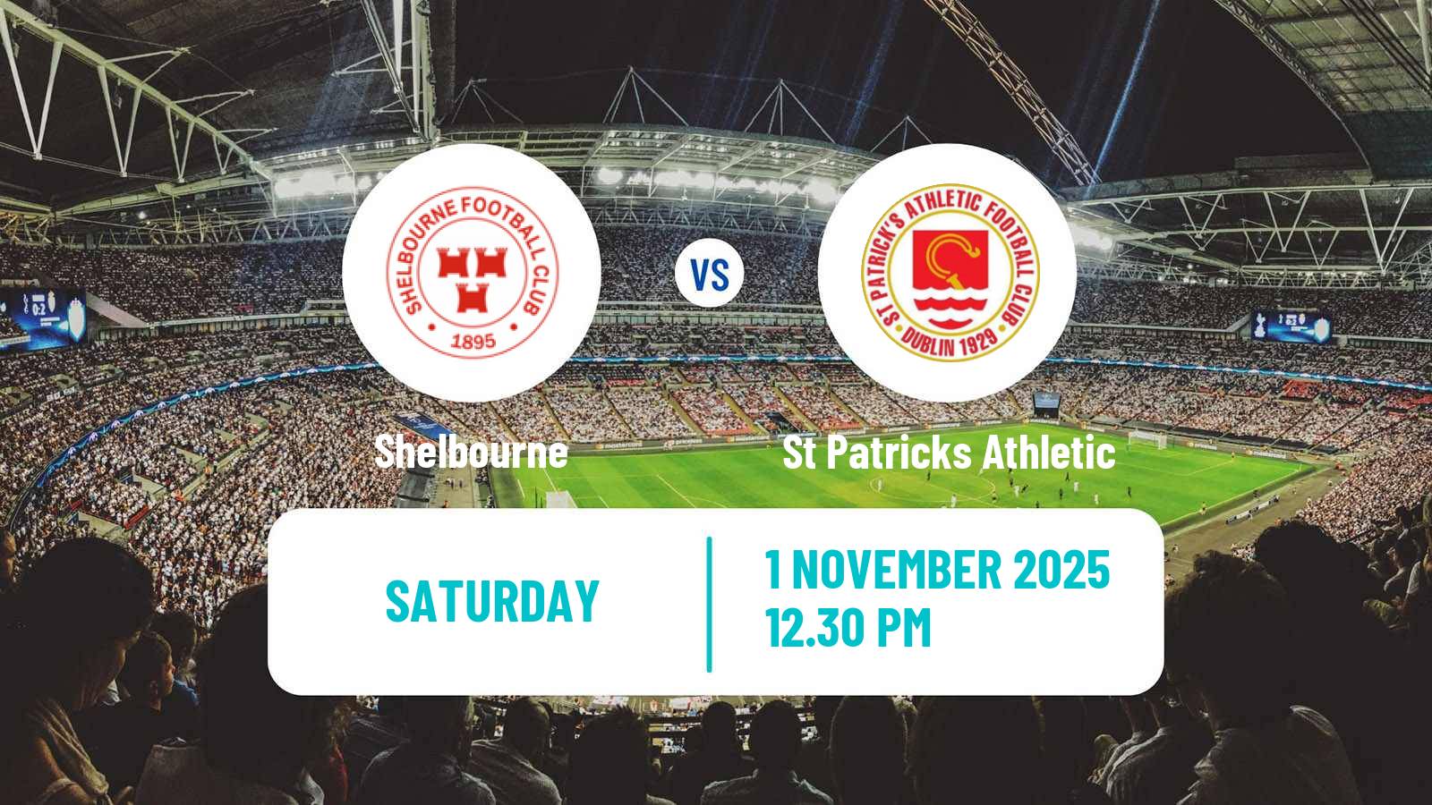 Football Irish Premier Division Shelbourne - St Patricks Athletic