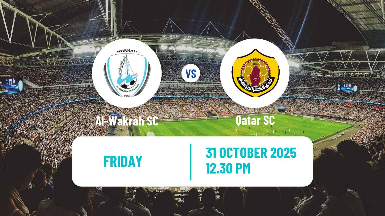 Football Qatar QSL Al-Wakrah - Qatar SC