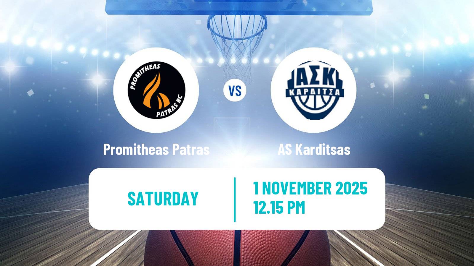 Basketball Greek Basket League A1 Promitheas Patras - Karditsas