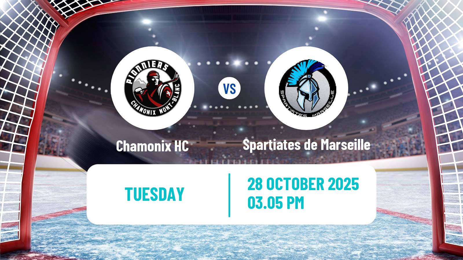Hockey French Ligue Magnus Chamonix - Spartiates de Marseille