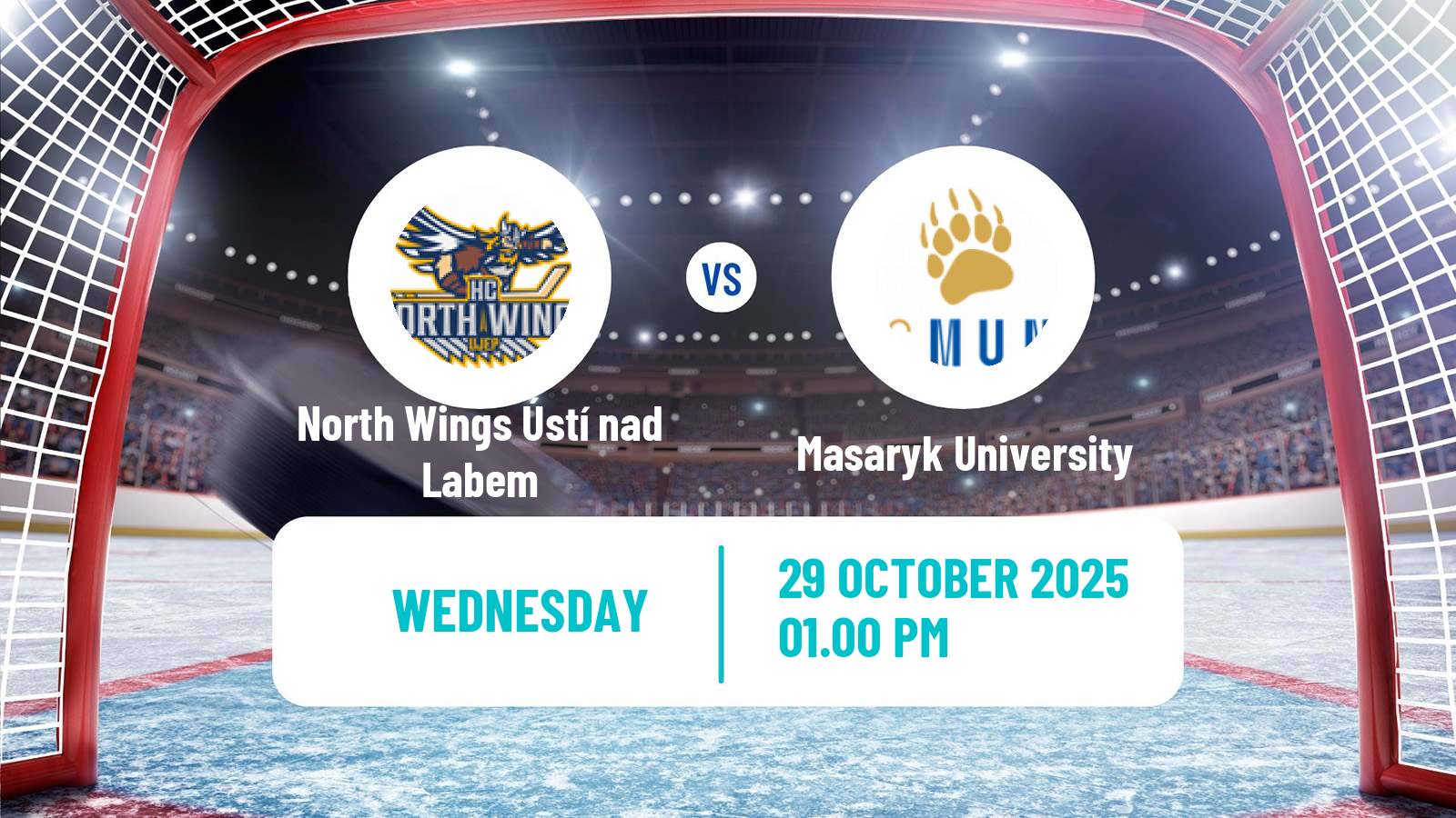 Hockey Czech ULLH North Wings Ústí nad Labem - Masaryk University
