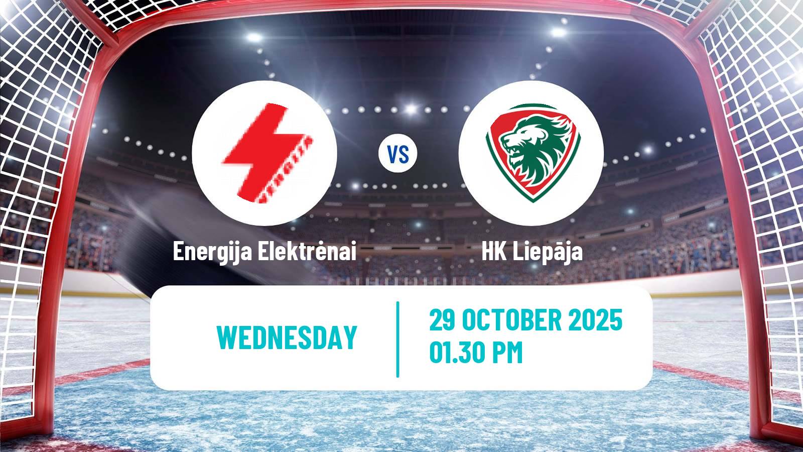 Hockey Latvian Hokeja Liga Energija Elektrėnai - Liepāja