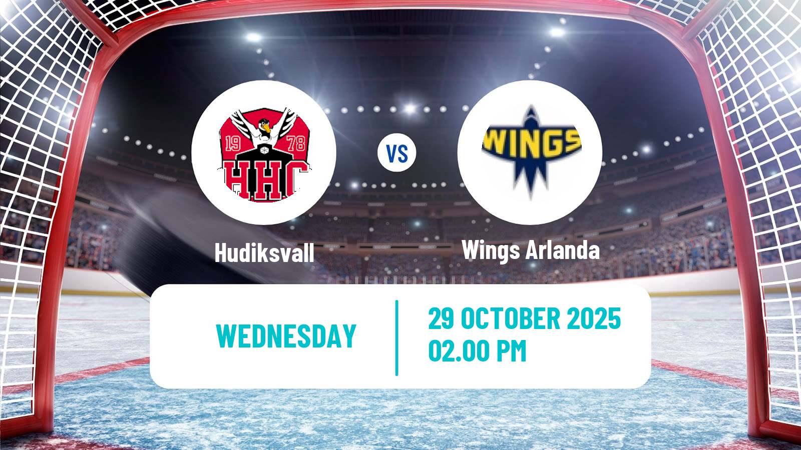 Hockey Swedish HockeyEttan Norra Hudiksvall - Wings Arlanda