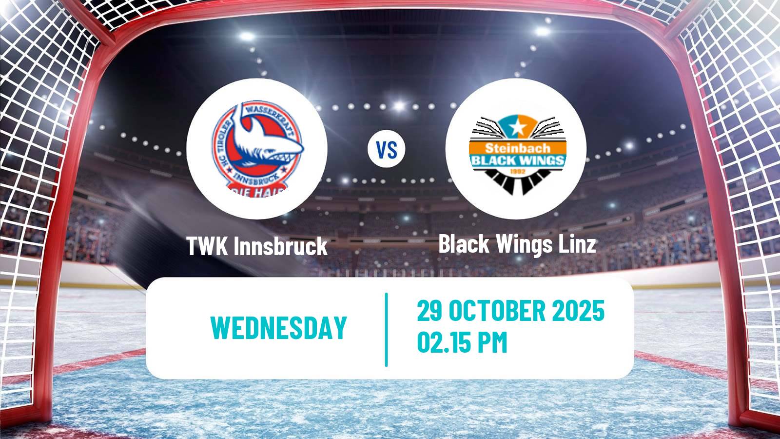 Hockey Austrian Ice Hockey League TWK Innsbruck - Black Wings Linz
