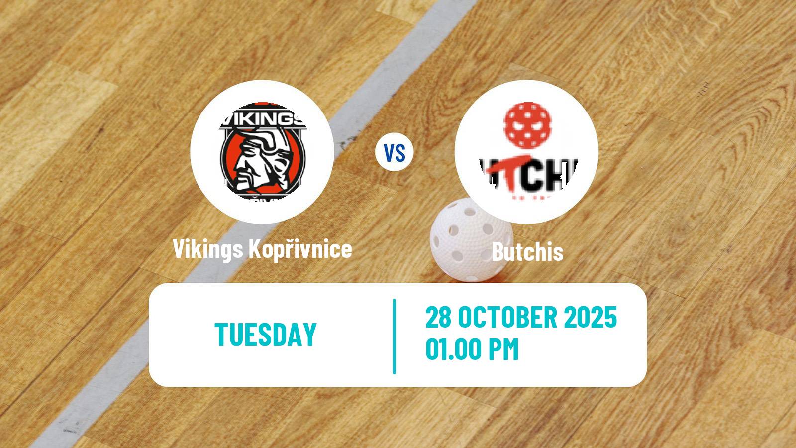 Floorball Czech 1 Liga Floorball Vikings Kopřivnice - Butchis