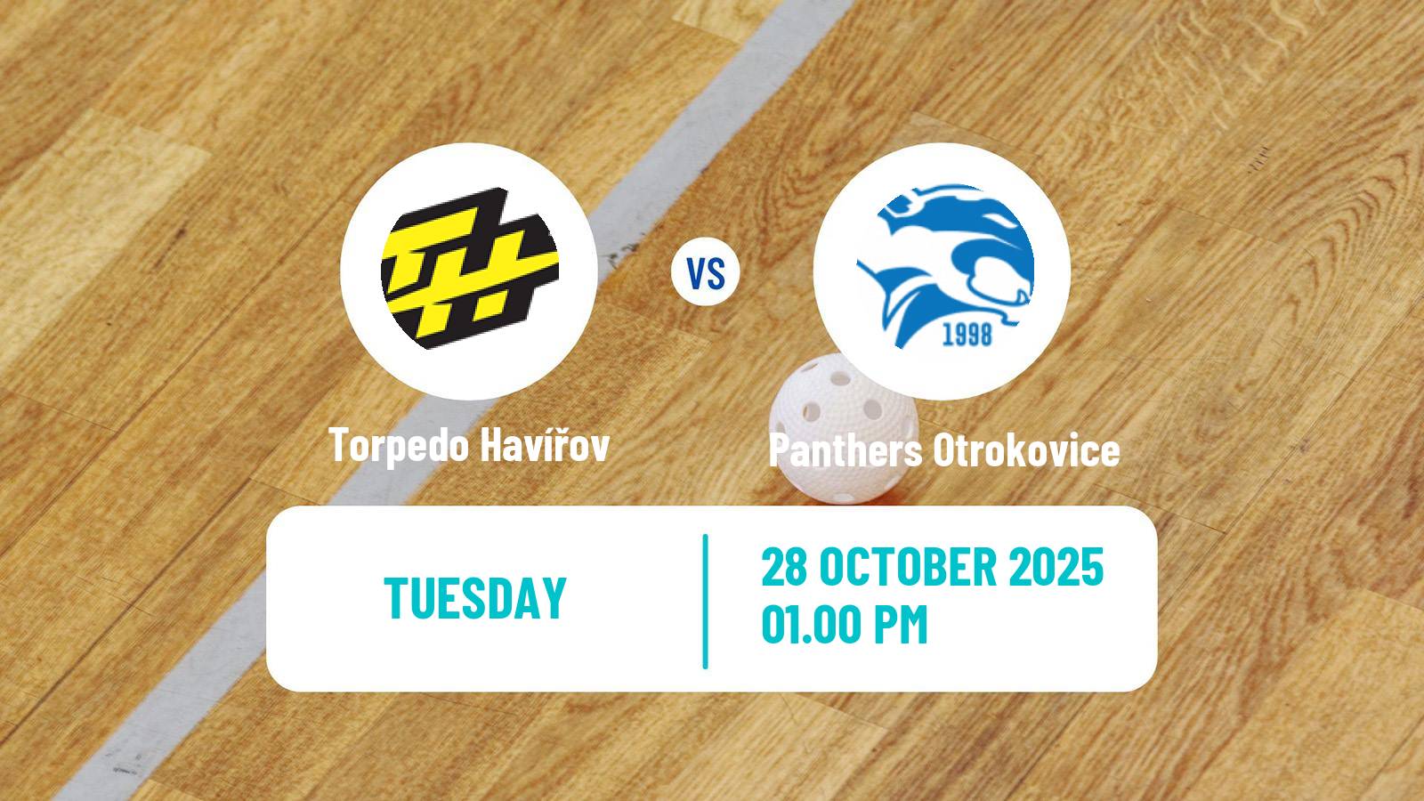 Floorball Czech 1 Liga Floorball Torpedo Havířov - Panthers Otrokovice