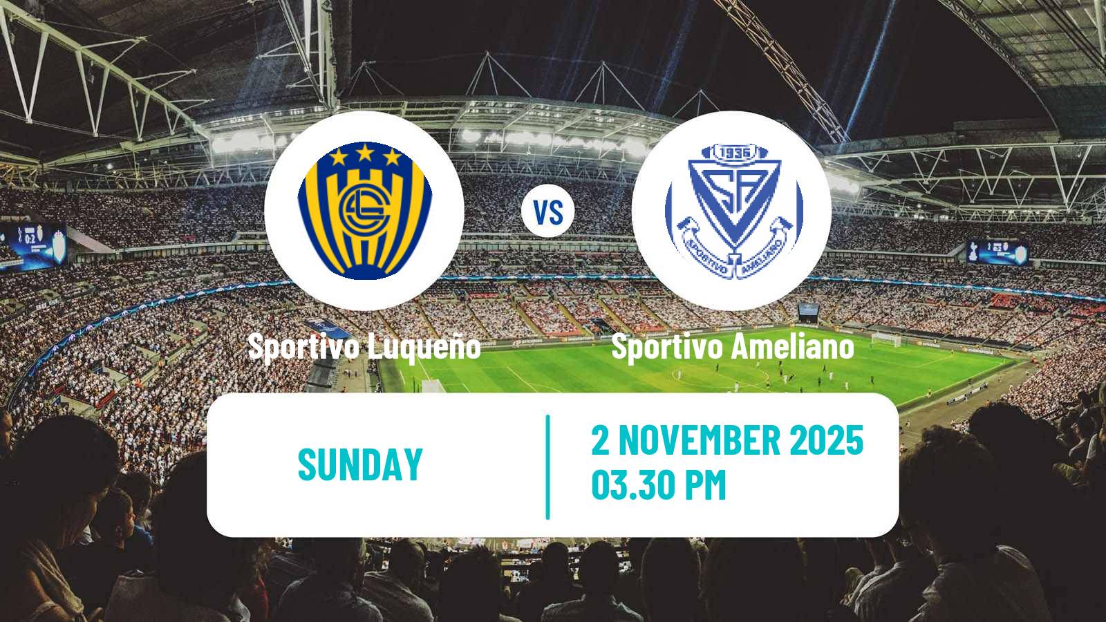 Football Paraguayan Primera Division Sportivo Luqueño - Sportivo Ameliano