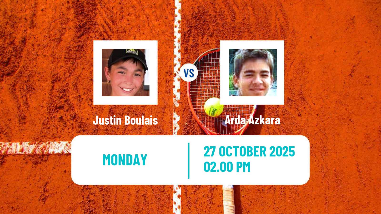 Tennis Charlottesville Challenger Men Justin Boulais - Arda Azkara