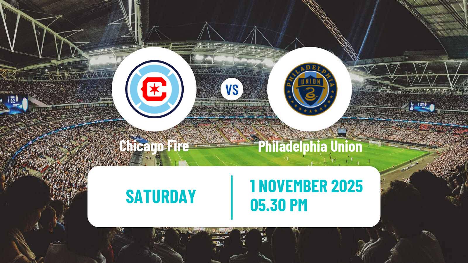 Football MLS Chicago Fire - Philadelphia Union