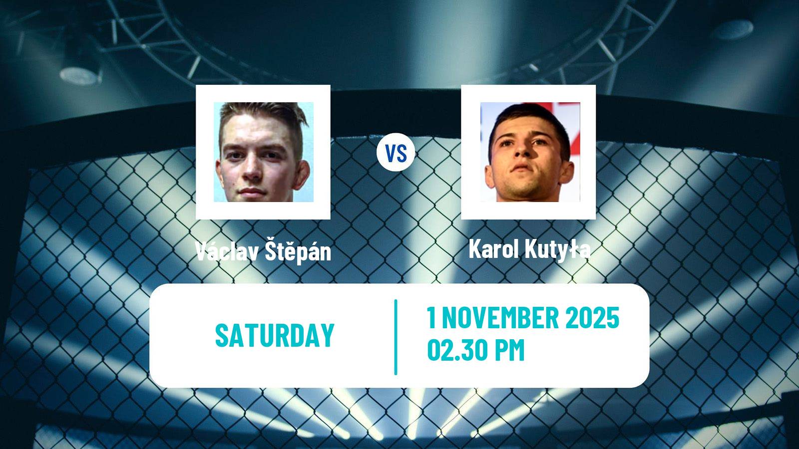 MMA Featherweight Oktagon Men Václav Štěpán - Karol Kutyła