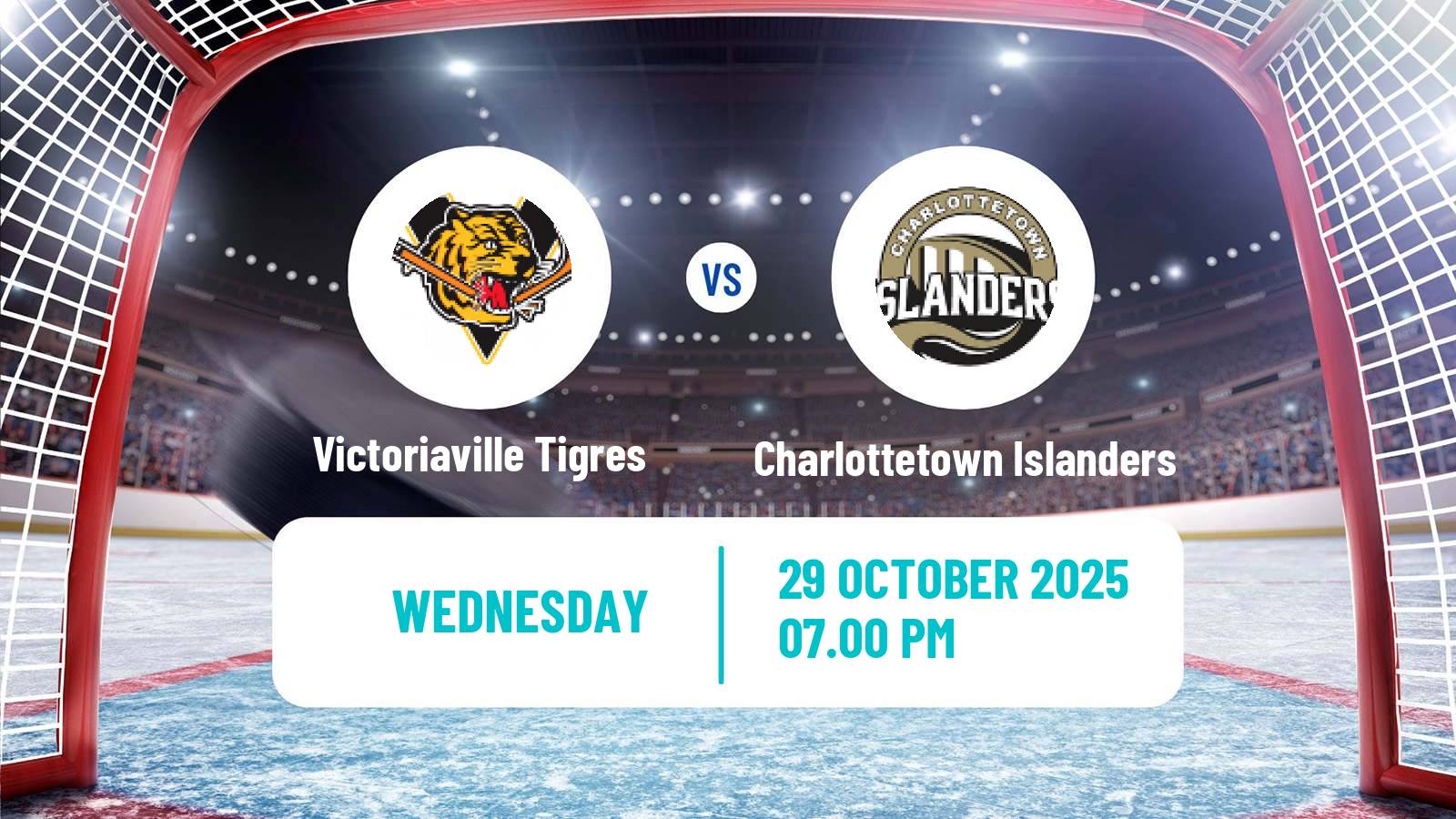 Hockey QMJHL Victoriaville Tigres - Charlottetown Islanders