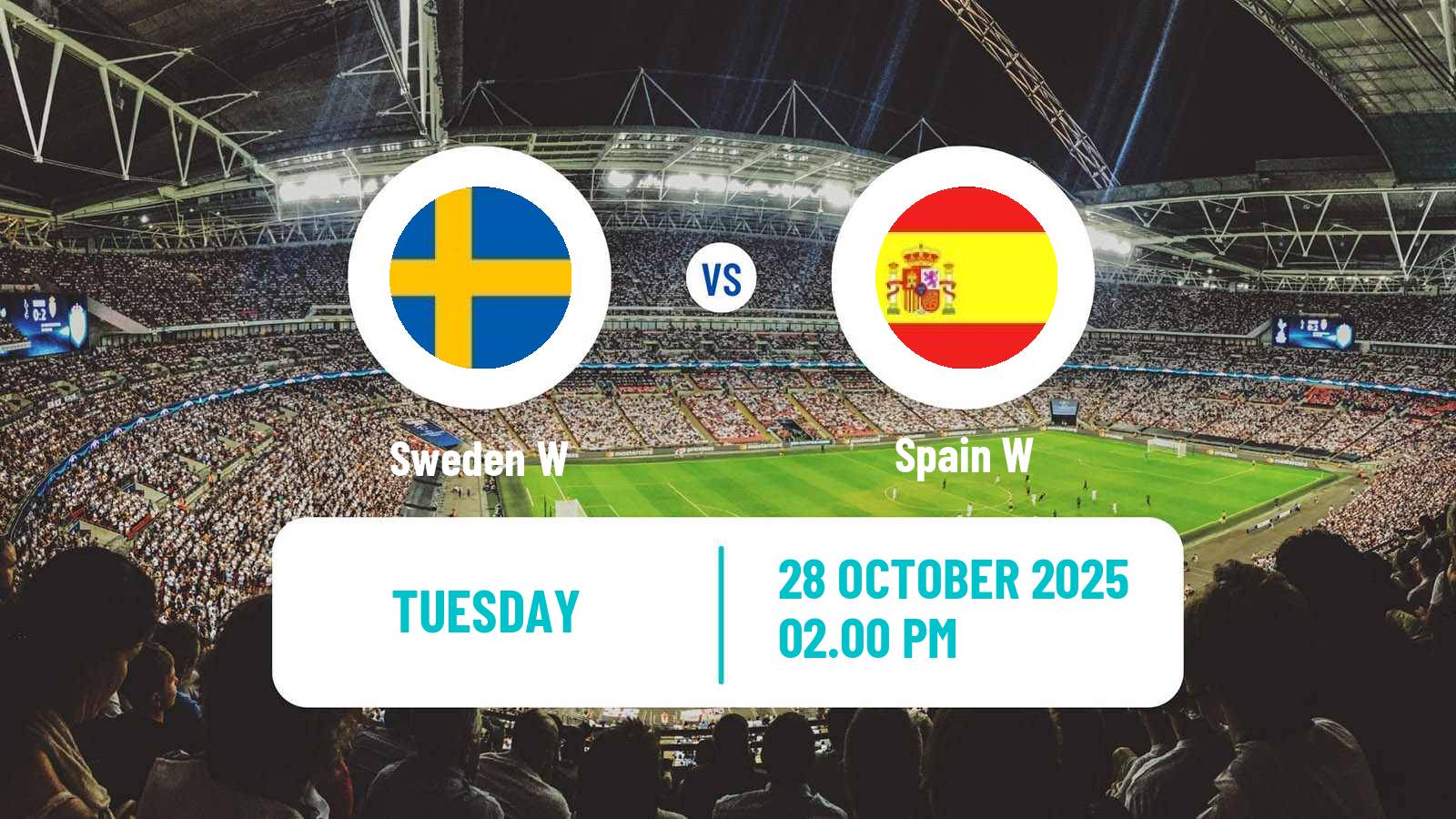 Football UEFA Nations League Women Sweden W - Spain W
