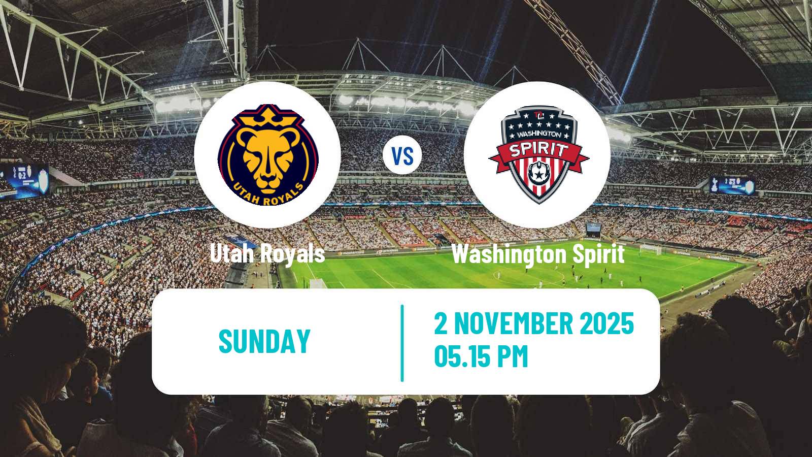 Football NWSL Utah Royals - Washington Spirit