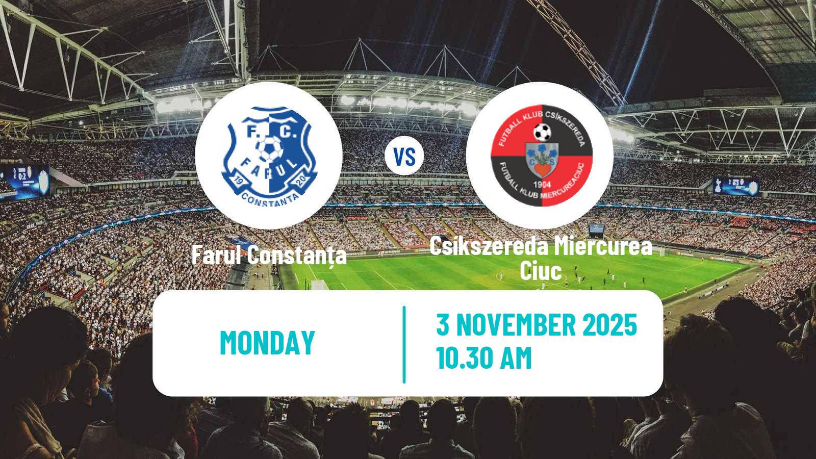 Football Romanian Liga 1 Farul Constanța - Csíkszereda Miercurea Ciuc