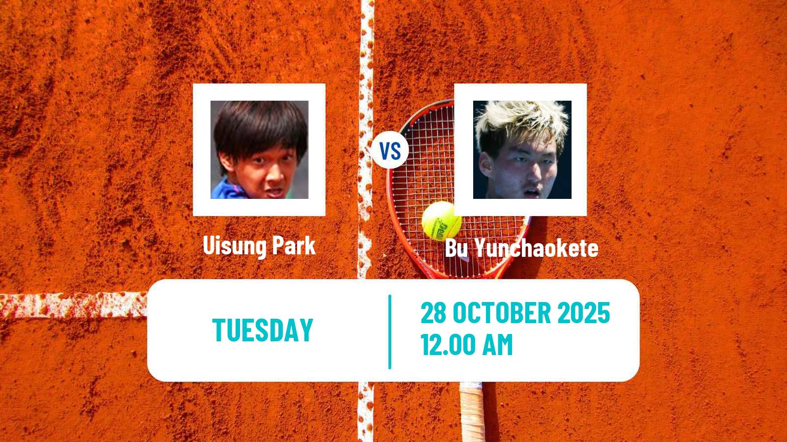 Tennis Seoul Challenger Men Uisung Park - Bu Yunchaokete