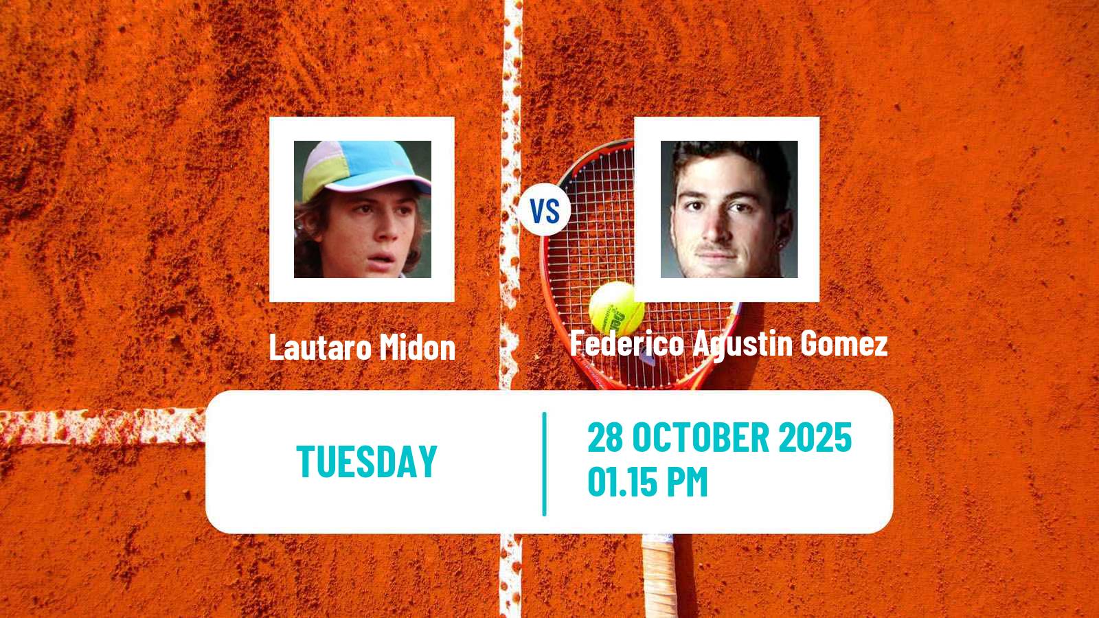 Tennis Lima 2 Challenger Men Lautaro Midon - Federico Agustin Gomez