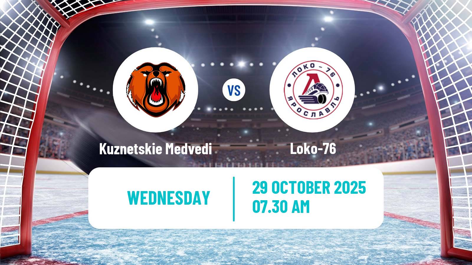 Hockey MHL Kuznetskie Medvedi - Loko-76
