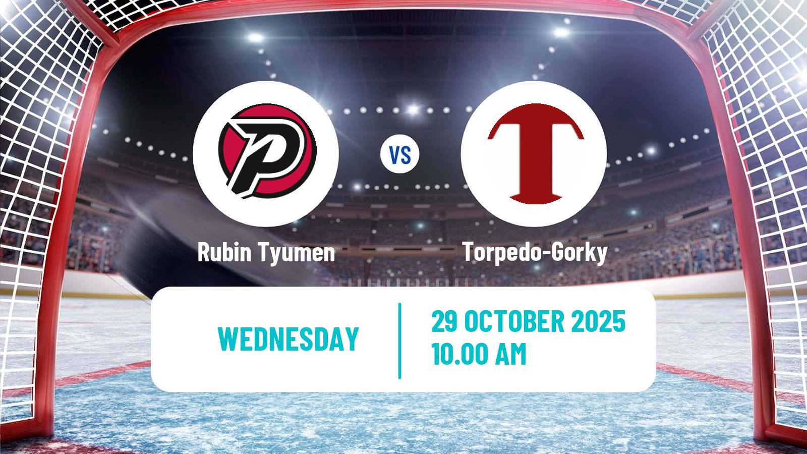 Hockey VHL Rubin Tyumen - Torpedo-Gorky