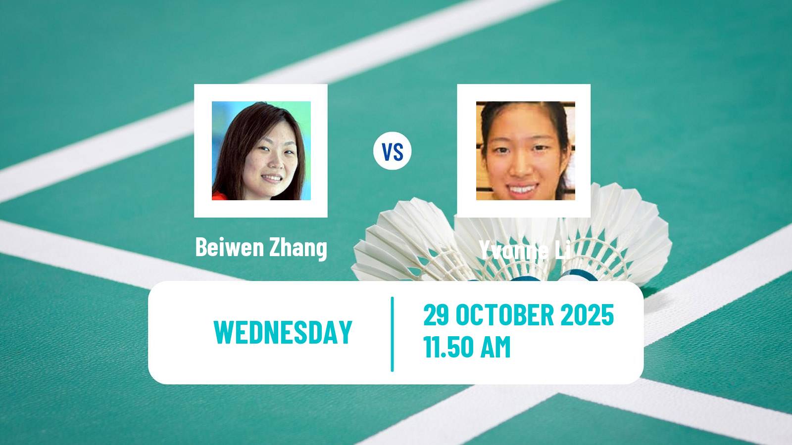 Badminton BWF World Tour Hylo Open Women Beiwen Zhang - Yvonne Li