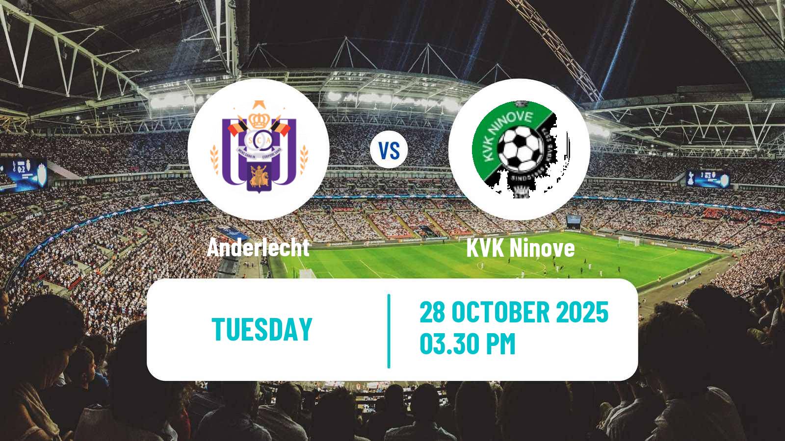 Football Belgian Cup Anderlecht - Ninove