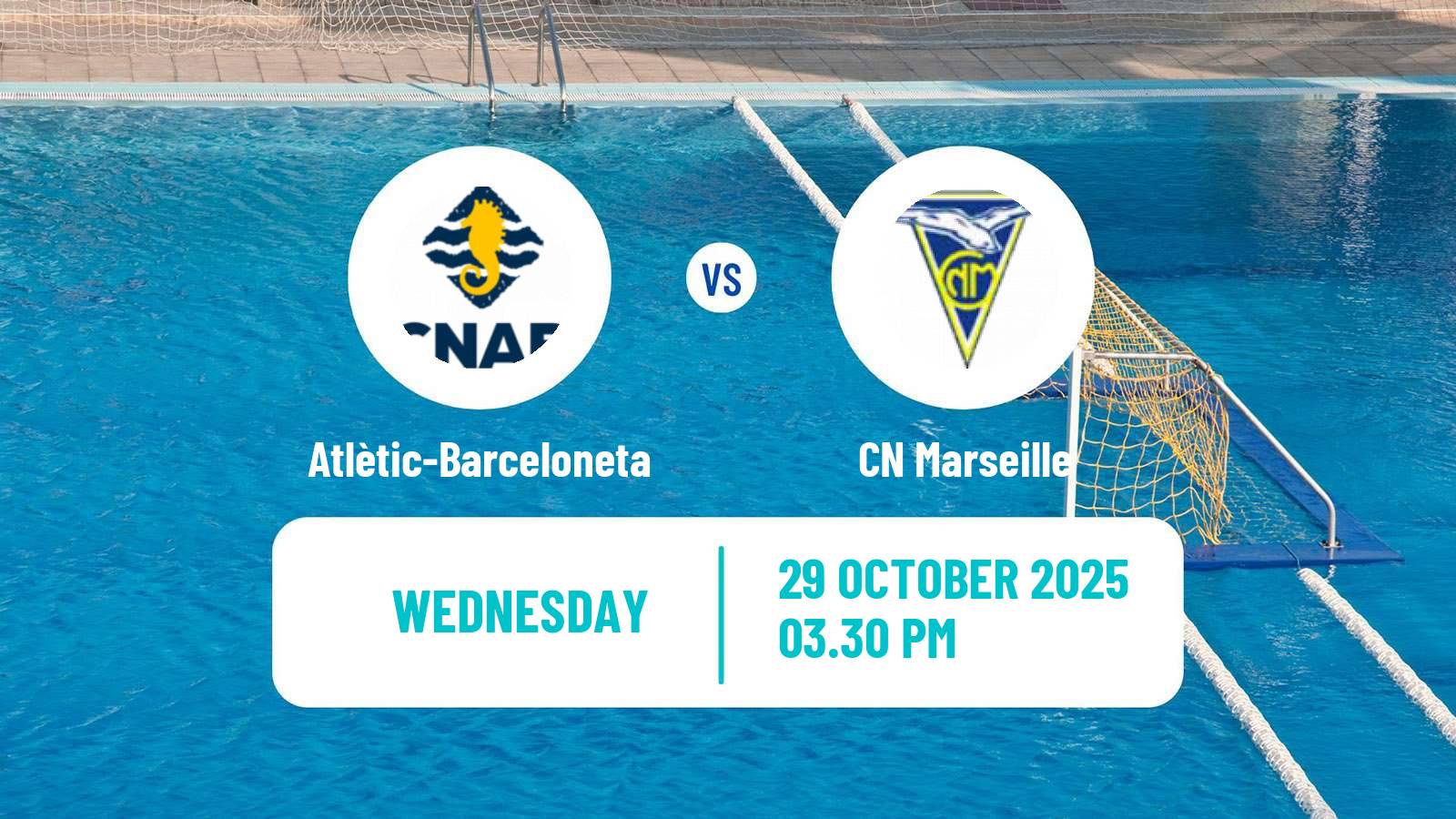 Water polo Champions League Water Polo Atlètic-Barceloneta - CN Marseille