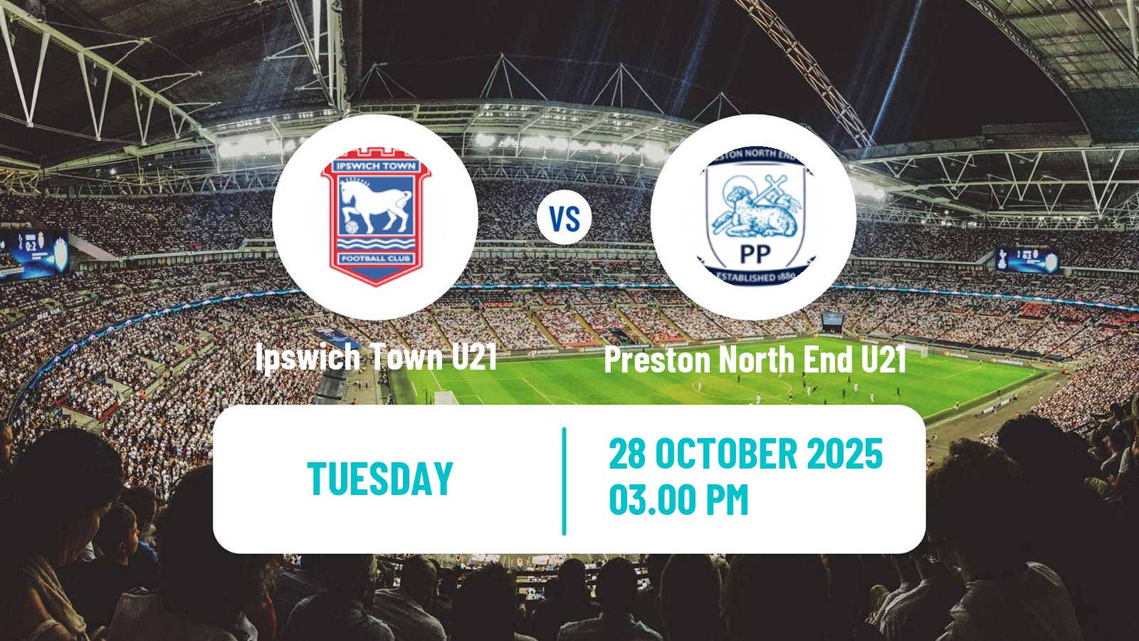 Football English Premier League Cup Ipswich Town U21 - Preston North End U21