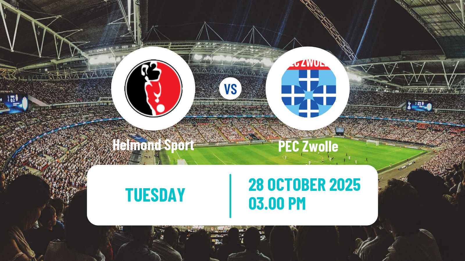Football Dutch KNVB Beker Helmond Sport - Zwolle Football Dutch KNVB Beker Helmond Sport - Zwolle