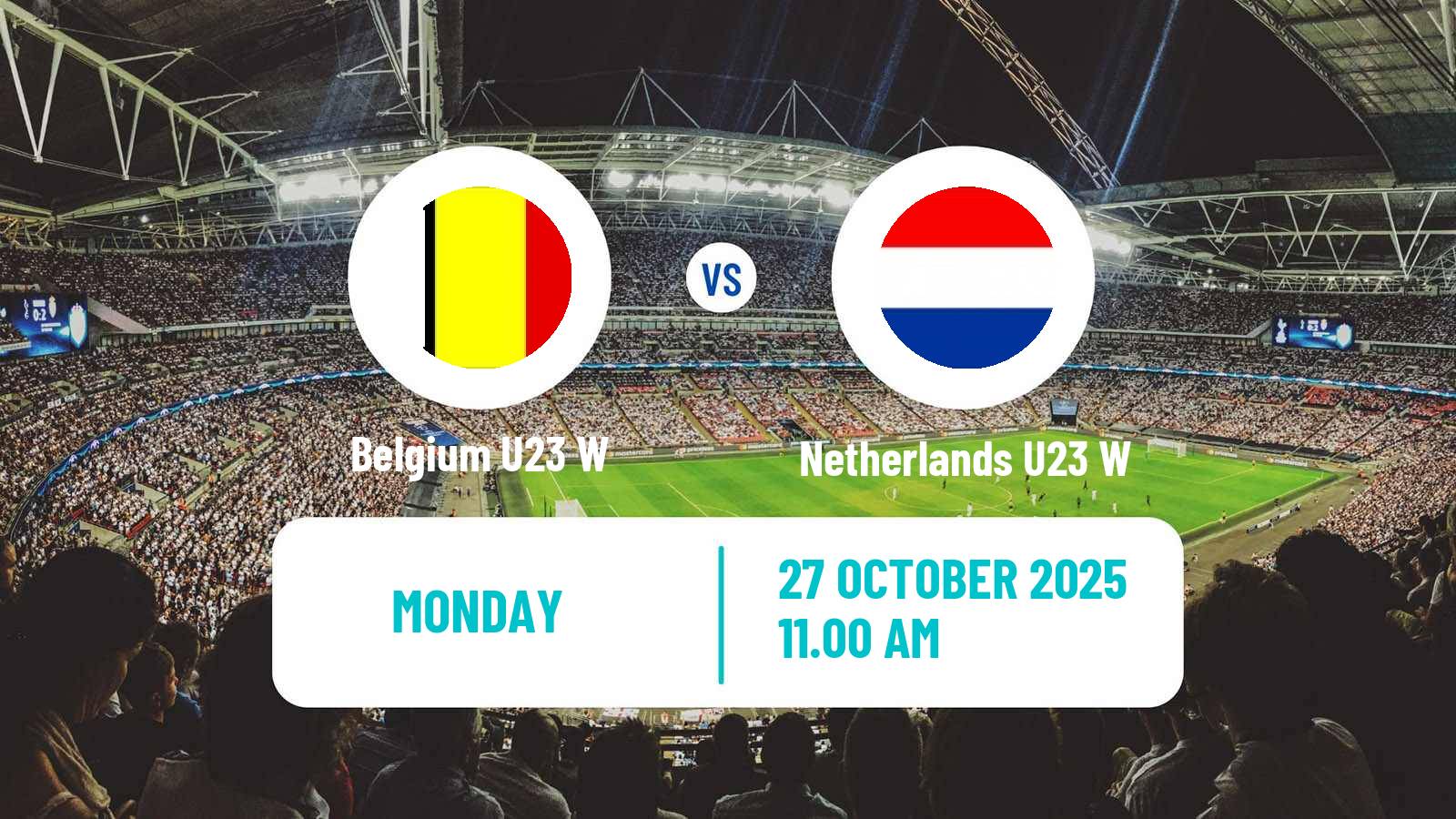 Football Friendly International Women Belgium U23 W - Netherlands U23 W