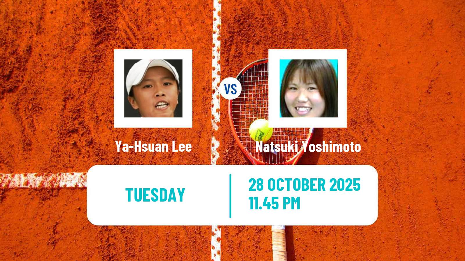 Tennis ITF W35 Makinohara Women Ya-Hsuan Lee - Natsuki Yoshimoto