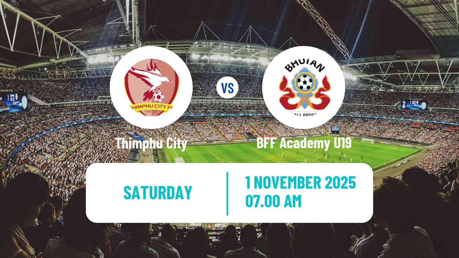 Football Bhutan Premier League Thimphu City - BFF Academy U19