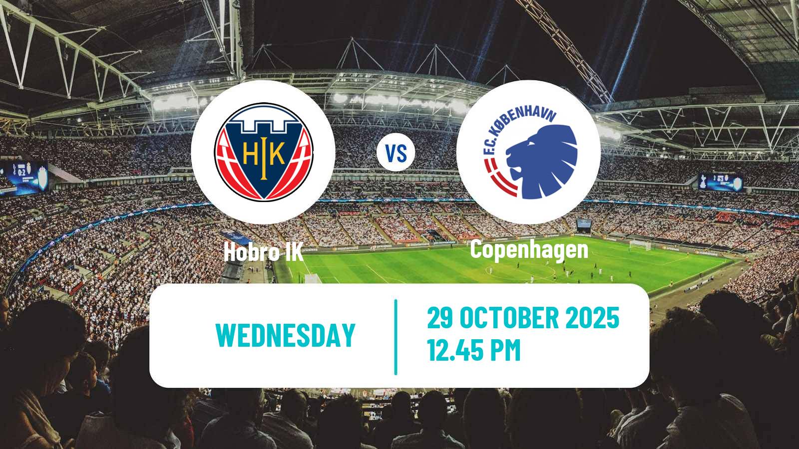 Football Danish Landspokal Cup Hobro - Copenhagen