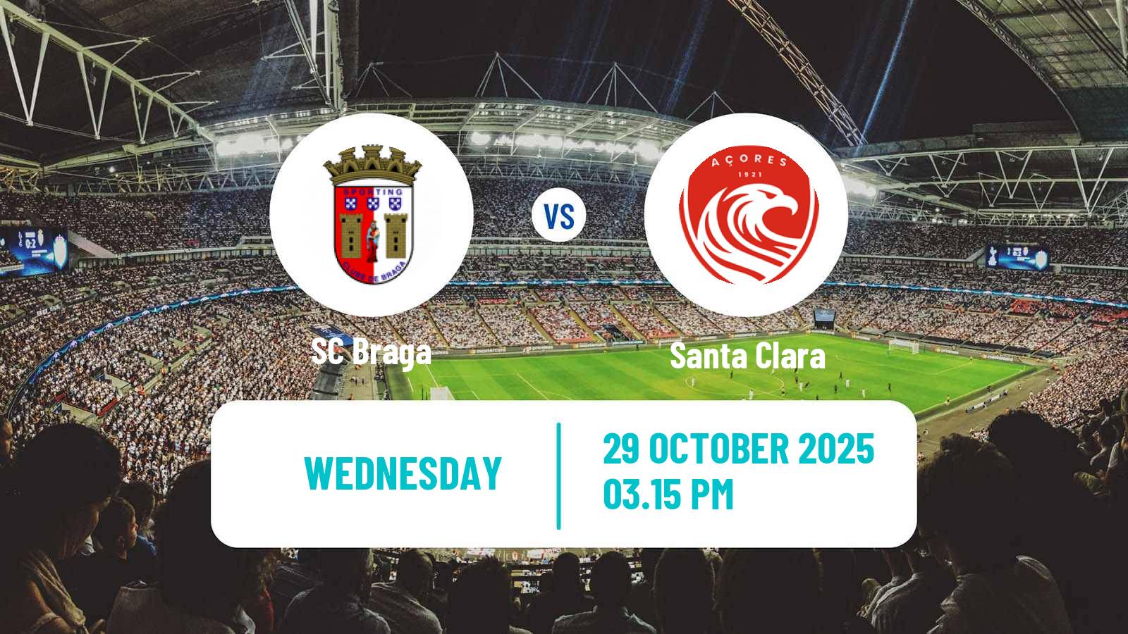 Football Portuguese League Cup Braga - Santa Clara