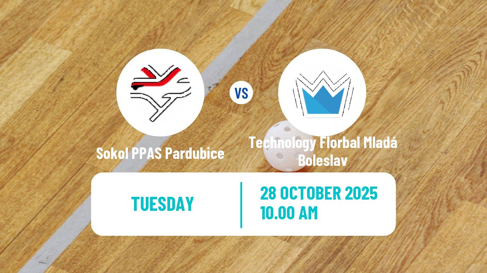 Floorball Czech Superliga Floorball Sokol PPAS Pardubice - Technology Florbal Mladá Boleslav