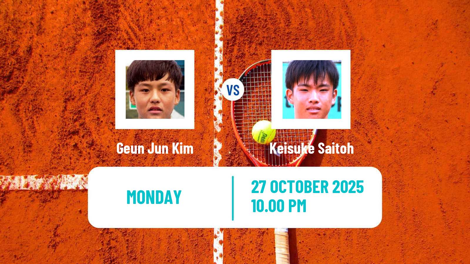Tennis ITF M15 Yanagawa City Men Geun Jun Kim - Keisuke Saitoh